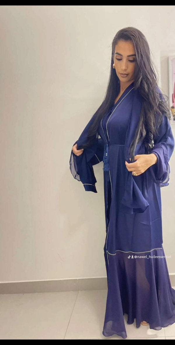 Abaya Dubaï - Bleu