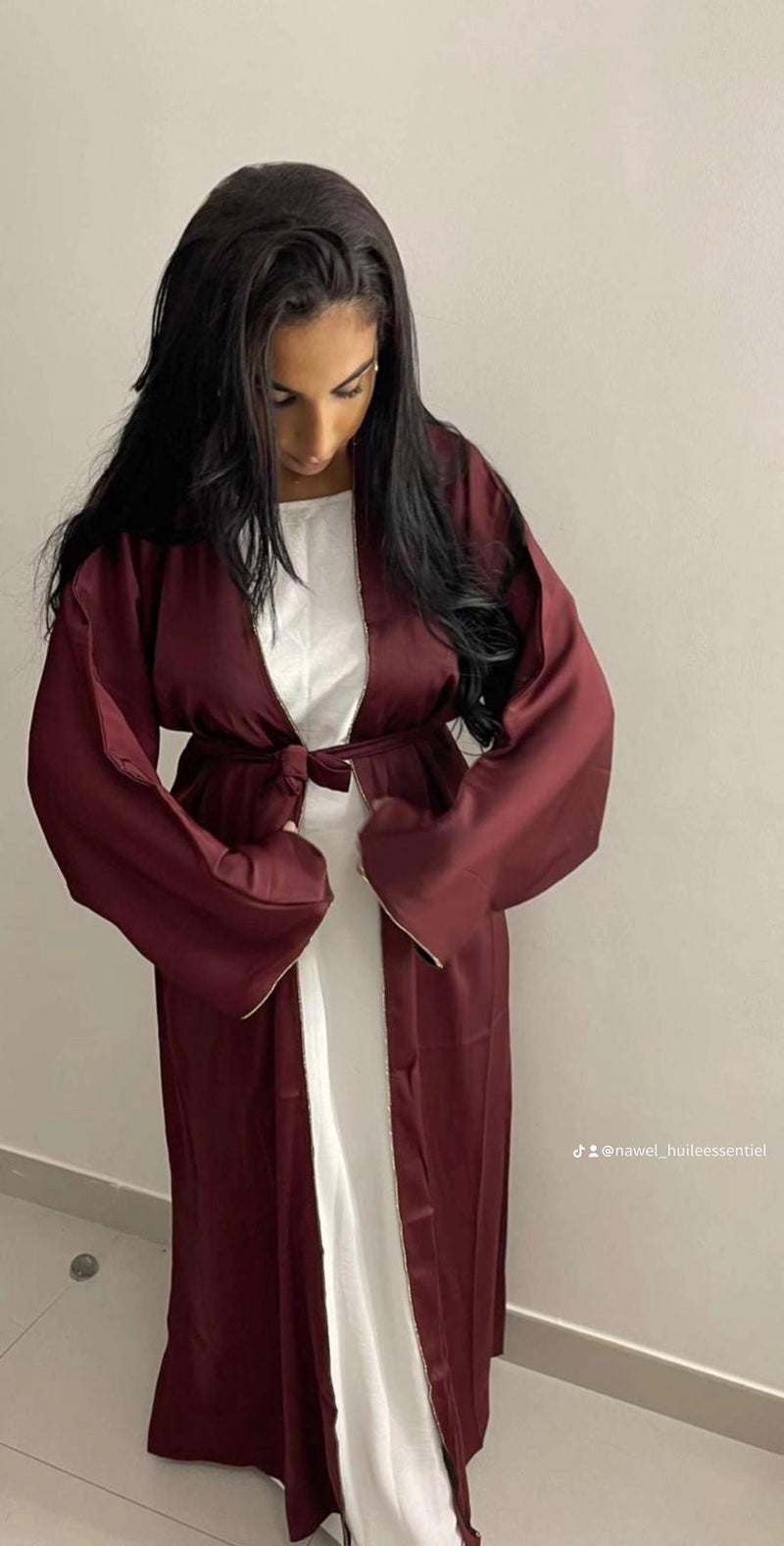 Abaya Dubaï - Pourpre