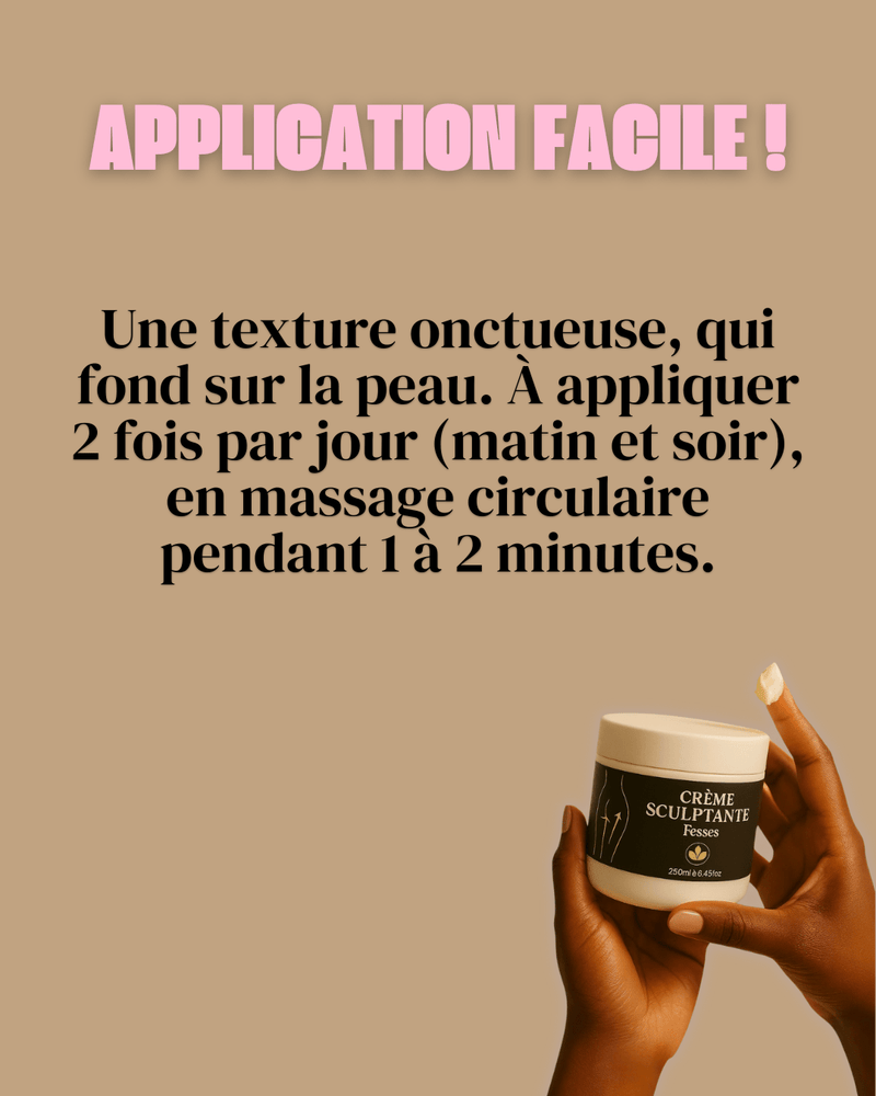 Crème sculptante Fesses VEGAN 🍃