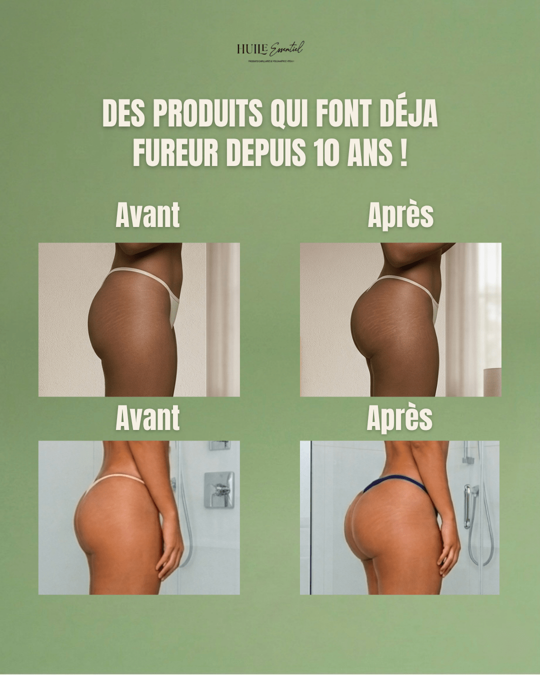 Crème sculptante Fesses VEGAN 🍃