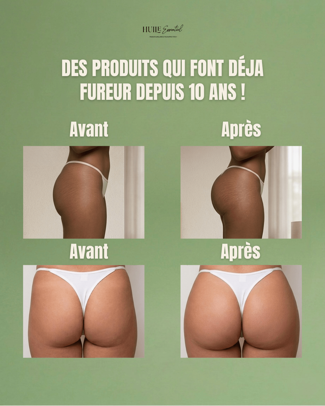 Crème sculptante Fesses VEGAN 🍃