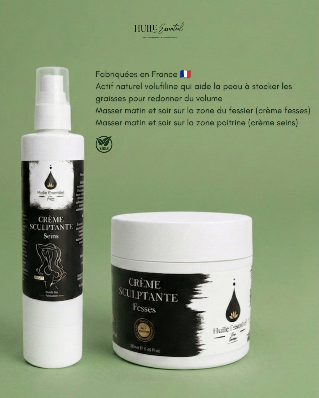 Duo Sculptant Fesses & Seins VEGAN 🍃