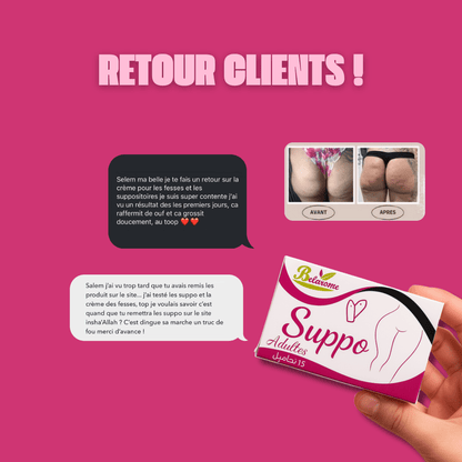 Suppositoire Volume Fesses