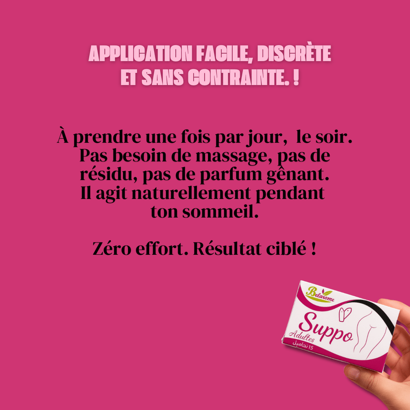 Suppositoire Volume Fesses